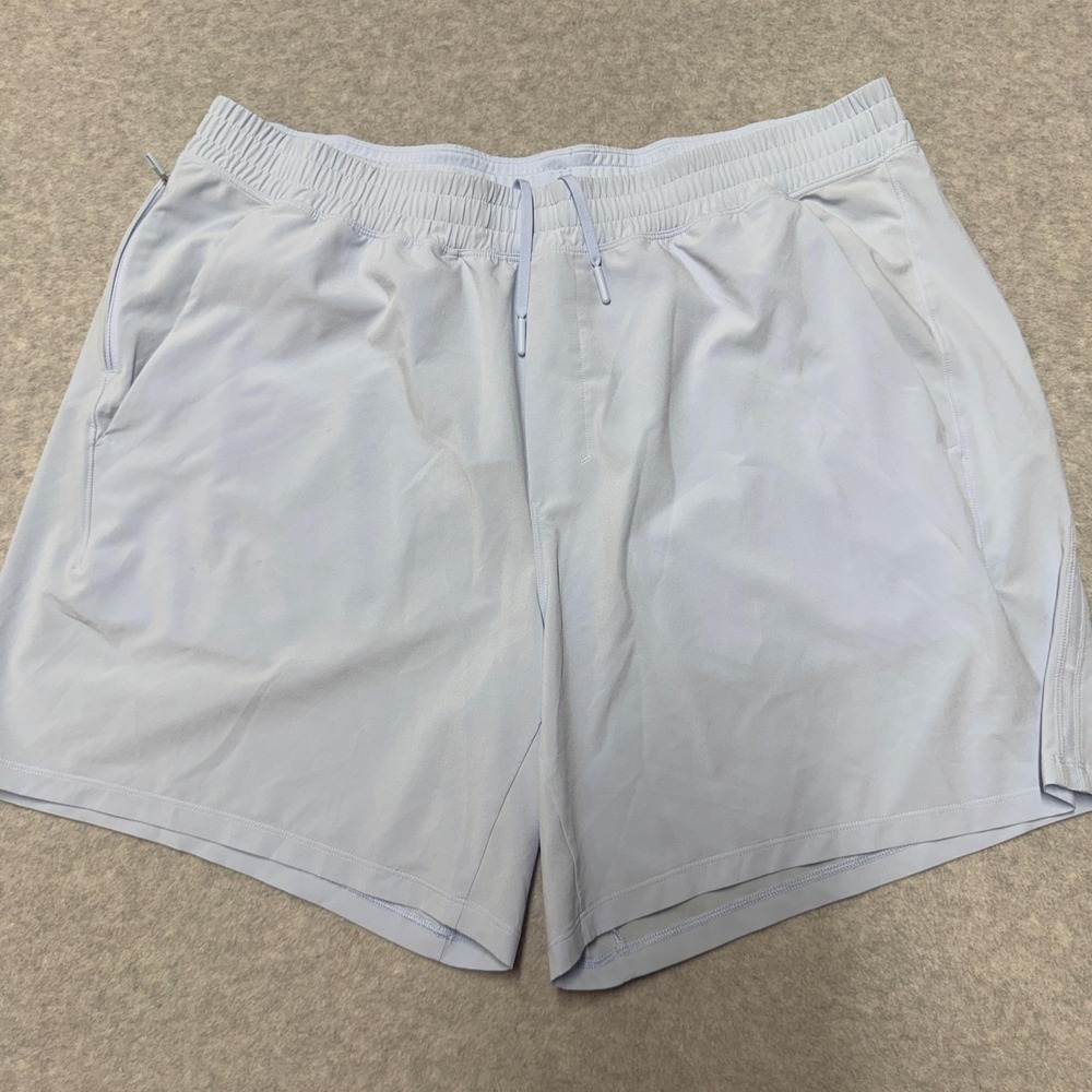 Lululemon Pacebreaker Shorts Mens 2XL Blue 9in Drawstring Lightweight Linerless